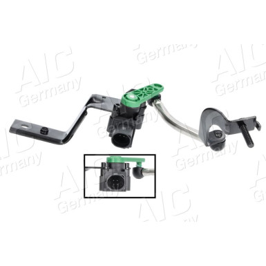 NIVEAUSENSOR F LWR V R 4-PIN AUDI A3 4,12-10,20/Q2 16-/Q3 18-/SEA LEON 12-/SKO/VW NEW MOBILITY PARTS 1317,535,2