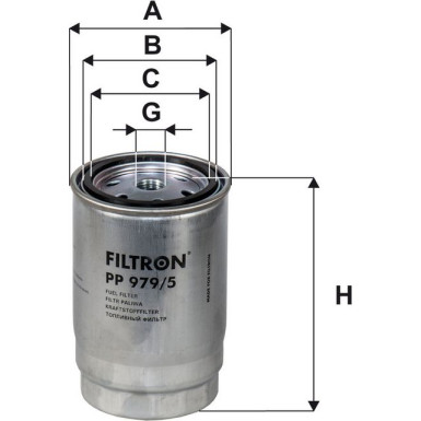 FILTRON Kraftstofffilter PP979/5