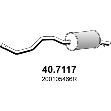 Endschalldämpfer 40.7117