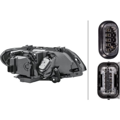 X-XENON-SW L D2S/H1 +MOT -KRVL-ZG HELLA BMW X5 1,04-1,07 -LAMPE 1EL 224 485-411