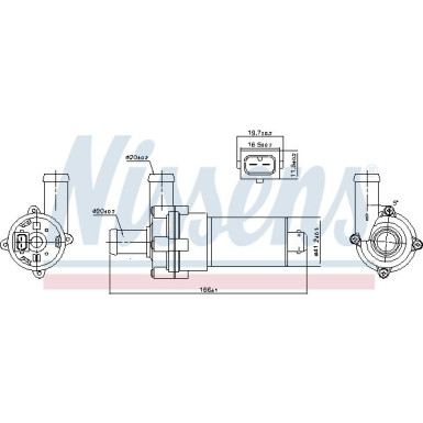 NISSENS Wasserpumpe 831051