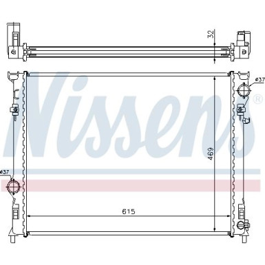 Wasserkühler PKW 61014A