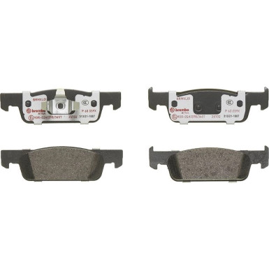BREMBO Bremsklötze VA P 68 059X BREMBO Bremsklötze VA P 68 059X