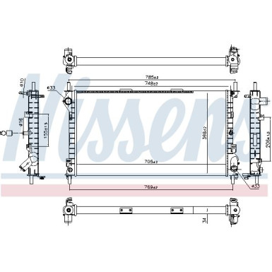 Wasserkühler PKW 62021A