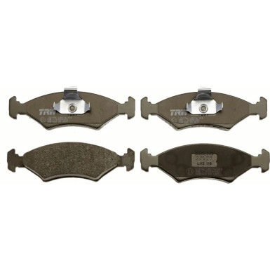 Bremsbelagsatz Ford P. Fiesta 89 GDB1222 Bremsbelagsatz Ford P. Fiesta 89 GDB1222