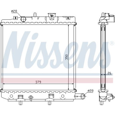 Wasserkühler PKW 62455A