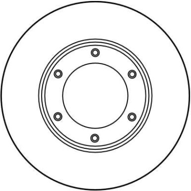 Bremsscheibe Nissan P. Patrol 2.8-4.2 79-97 DF1967