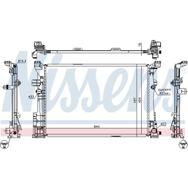 Wasserkühler PKW 67186 Wasserkühler PKW 67186