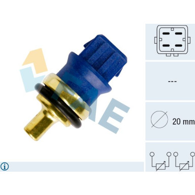 FAE Sensor, Kühlmitteltemperatur 33780 FAE Sensor, Kühlmitteltemperatur 33780