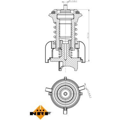 Thermostat, Kühlmittel 725095