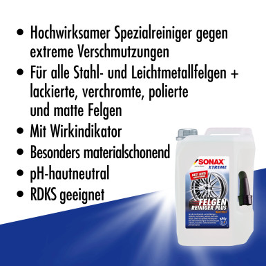 Sonax Xtreme Felgenreiniger PLUS 5L XTREME FelgenReiniger PLUS 02305050