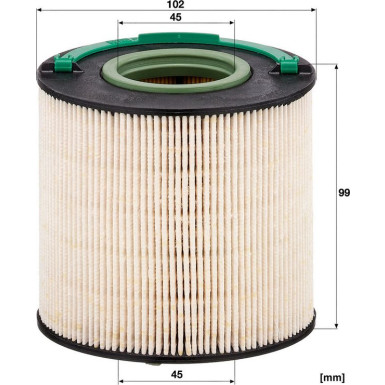 Mann & Hummel Kraftstofffilter PKW VW Touareg V10 02 PU 1040 X