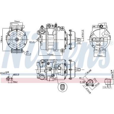 NISSENS Kompressor 890635