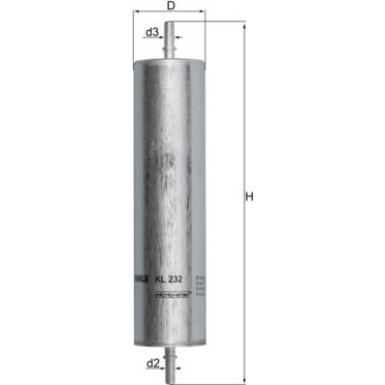 MAHLE Kraftstofffilter KL 232