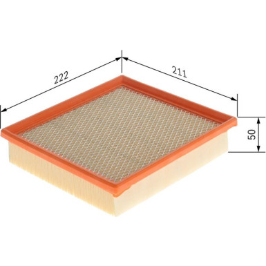 Luftfilter CHRYSLER F 026 400 464