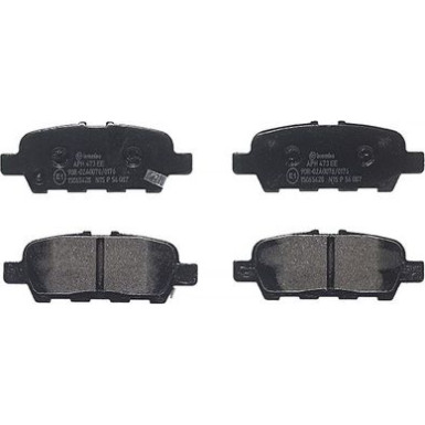 BREMBO Bremsklötze HA P 56 087 BREMBO Bremsklötze HA P 56 087