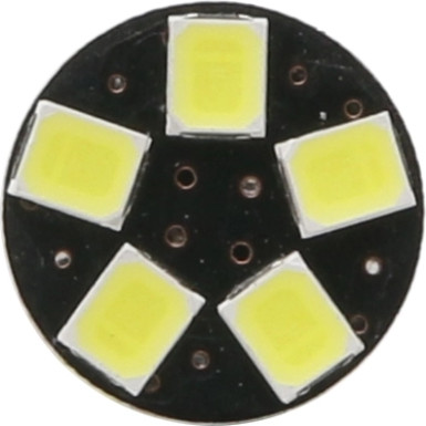 LED Metallsockel 100% Canbus H6W Bax9s 15x 3030 SMD Weiß 134
