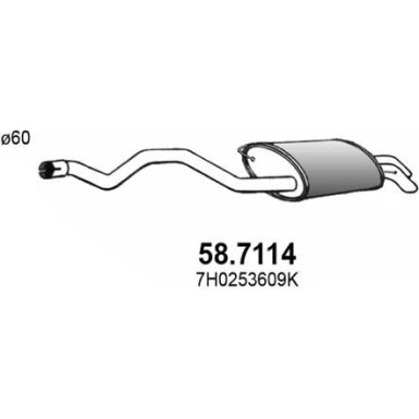 Endschalldämpfer 58.7114