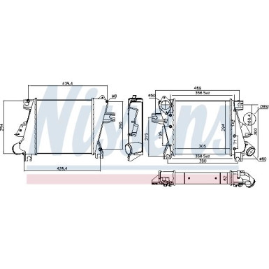 Ladeluftkühler PKW 96527 Ladeluftkühler PKW 96527