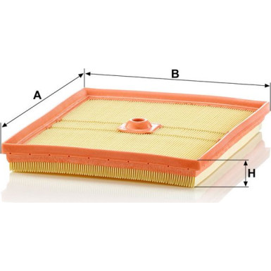 Mann & Hummel Luftfilter PKW AUDI,SEAT,SKODA,VW Golf 13 C 22 035