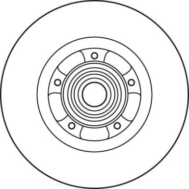 Bremsscheibe Renault T. Laguna Iii 300X11 1 Stück TRW SINGLE DF6044BS