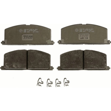 Bremsklötze VA TOYOTA Camry,Carina,Corolla,Starlet 83 COTEC GDB323 Bremsklötze VA TOYOTA Camry,Carina,Corolla,Starlet 83 COTEC GDB323