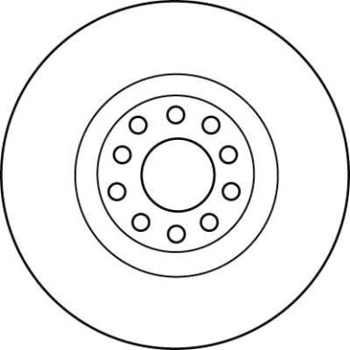 Bremsscheibe Vw S. A6/A8 DF4209S