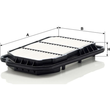 Mann & Hummel Luftfilter PKW CHEVROLET Lacetti 2,0D 07 C 2931