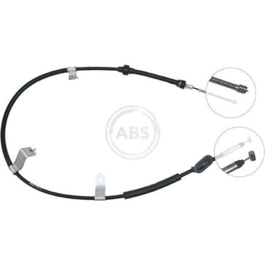 A.B.S. Handbremsseil Seilzug Festellbremse K13898 A.B.S. Handbremsseil Seilzug Festellbremse K13898