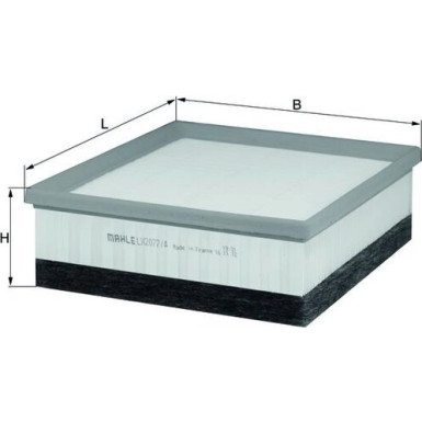 MAHLE Luftfilter LX 2077/4