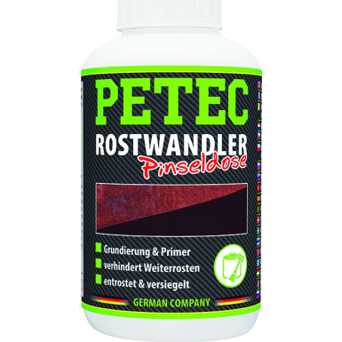 Petec Rostumwandler Pinseldose 250ml Rostwandler Pinseldose 70042