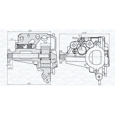 MAGNETI MARELLI Ölpumpe 351516000072 MAGNETI MARELLI Ölpumpe 351516000072