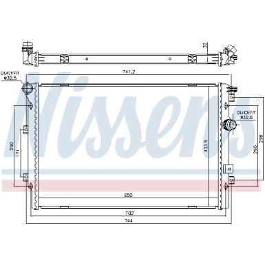 Wasserkühler PKW VW Tiguan 07 65330
