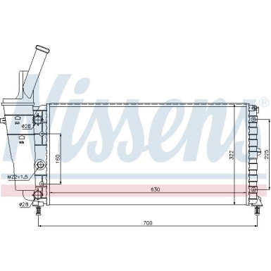 Wasserkühler PKW 61892