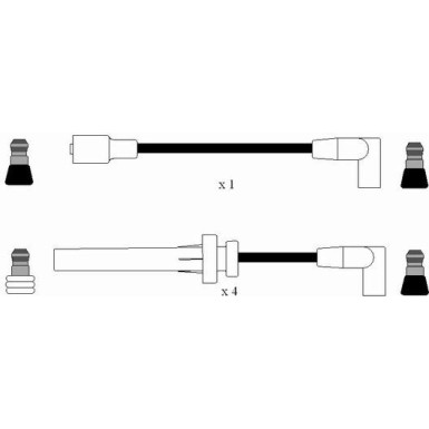 RC-CR606 NGK - Zündkabelsatz DODGE STRATUS 2.0 16V,12.95 7248