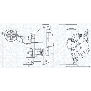 MAGNETI MARELLI Ölpumpe 351516000109 MAGNETI MARELLI Ölpumpe 351516000109