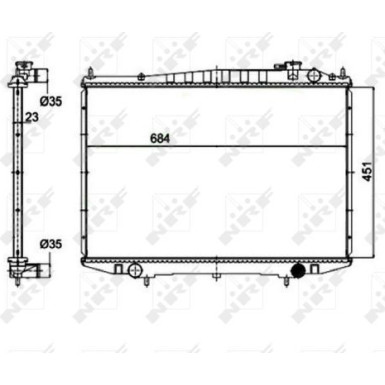 Kühler, Motorkühlung EASY FIT 52131
