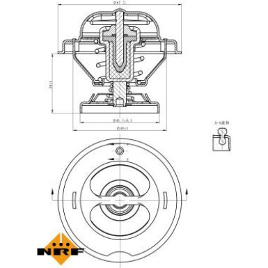 Thermostat, Kühlmittel 725068 Thermostat, Kühlmittel 725068