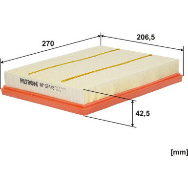 FILTRON Luftfilter AP 074/8