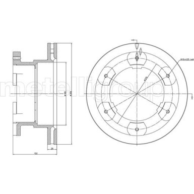 CIFAM Bremsscheibe 800-990
