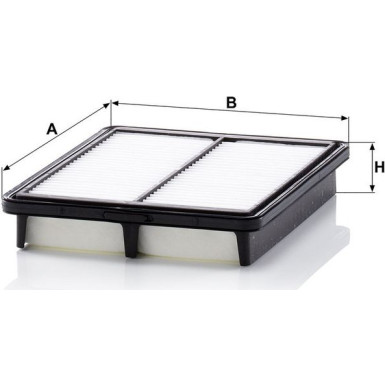 Mann & Hummel Luftfilter PKW SSANGYONG Tivoli 15 C 24 042