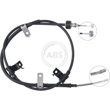 A.B.S. Handbremsseil Seilzug Festellbremse K17469 A.B.S. Handbremsseil Seilzug Festellbremse K17469