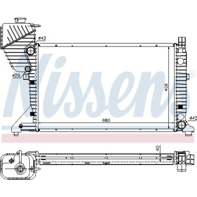 Wasserkühler PKW MERCEDES Sprinter CDI 62519A