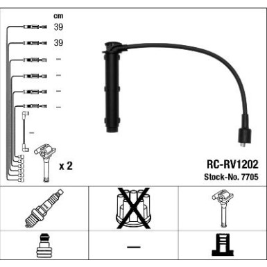 Zündleitungssatz MG MGF (RD) 1,8 i VVC,10.01-3.02 7705