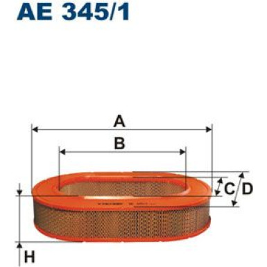 FILTRON Luftfilter AE 345/1