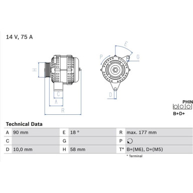 Lichtmaschine 0 986 049 111 Lichtmaschine 0 986 049 111