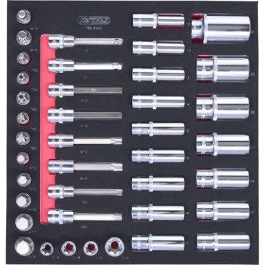 KS TOOLS Steckschlüsselsatz 1/2 CHROMEplus SCS, 40-teilig, im Systemeinsatz 2/3 782.4040 KS TOOLS Steckschlüsselsatz 1/2 CHROMEplus SCS, 40-teilig, im Systemeinsatz 2/3 782.4040