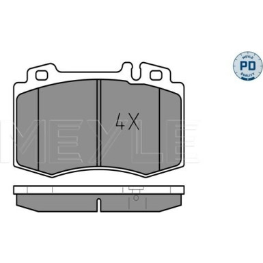 Bremsbelagsatz Db P. W211 02- E320-500/Cls MEYLE-PD: Advanced performance and design 025 237 4517/PD
