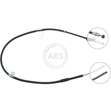 A.B.S. Handbremsseil Seilzug Festellbremse K14098 A.B.S. Handbremsseil Seilzug Festellbremse K14098