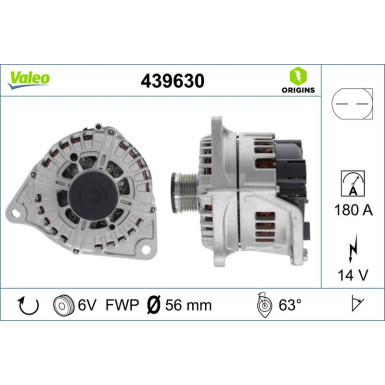 VALEO Generator 439630 VALEO Generator 439630